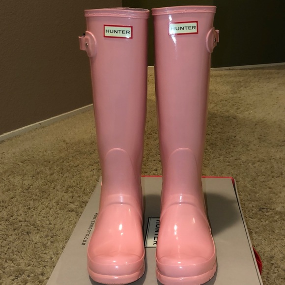 Hunter Shoes - Pink Sand Hunter Boots